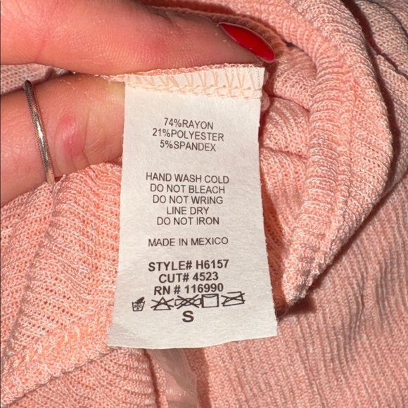 HOSTPICK!🌸Cozy pink wrap front romper - Picture 5 of 5